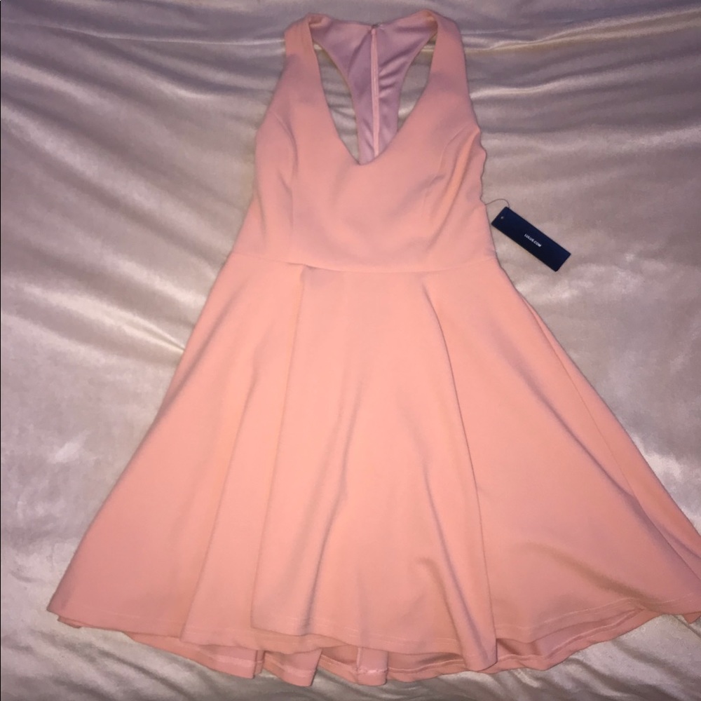 Peach Dress